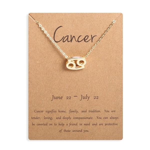 collier femmes en or collier Bélier 12 Horoscope signe du zodiaque pendentif...