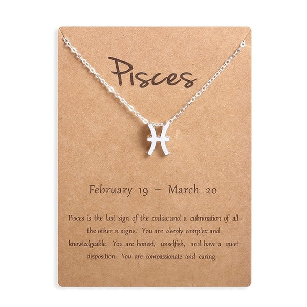 collier femmes en or collier Bélier 12 Horoscope signe du zodiaque pendentif...