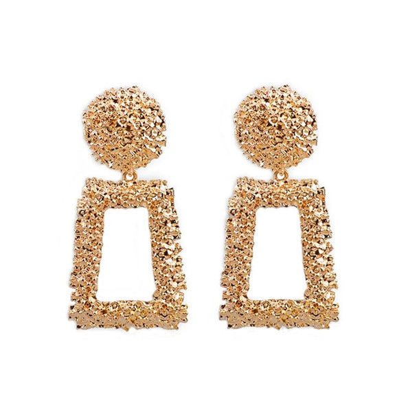 Boucles d'oreilles de déclaration de mode 2020 grandes boucles d'oreilles rondes géométriques pour les femmes suspendues boucles d'oreilles pendantes boucles d'oreilles