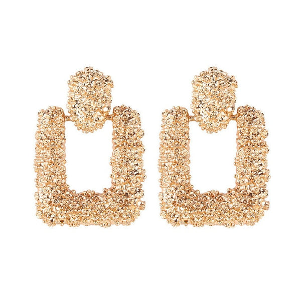 Boucles d'oreilles de déclaration de mode 2020 grandes boucles d'oreilles rondes géométriques pour les femmes suspendues boucles d'oreilles pendantes boucles d'oreilles