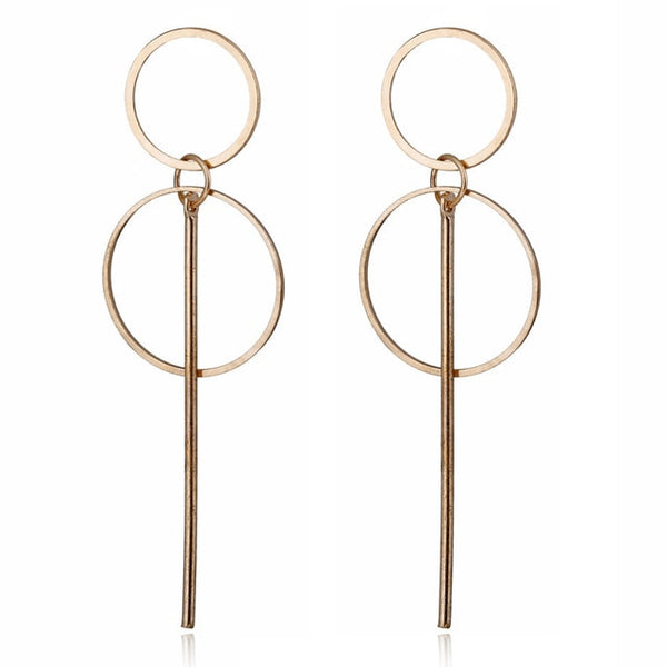 Boucles d'oreilles de déclaration de mode 2020 grandes boucles d'oreilles rondes géométriques pour les femmes suspendues boucles d'oreilles pendantes boucles d'oreilles