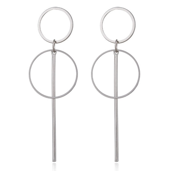 Boucles d'oreilles de déclaration de mode 2020 grandes boucles d'oreilles rondes géométriques pour les femmes suspendues boucles d'oreilles pendantes boucles d'oreilles