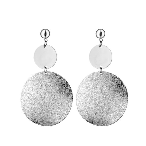 Boucles d'oreilles de déclaration de mode 2020 grandes boucles d'oreilles rondes géométriques pour les femmes suspendues boucles d'oreilles pendantes boucles d'oreilles