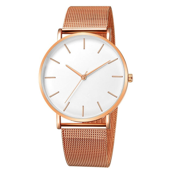 Montre décontractée de mode femmes heure en métal Reloj Mujer montre-bracelet