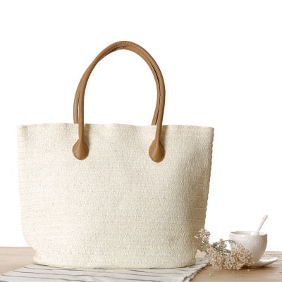 Round Straw Beach Bag Vintage Handmade Woven Shoulder Bag Raffia circle Rattan bags Bohemian Summer Vacation Casual Bags