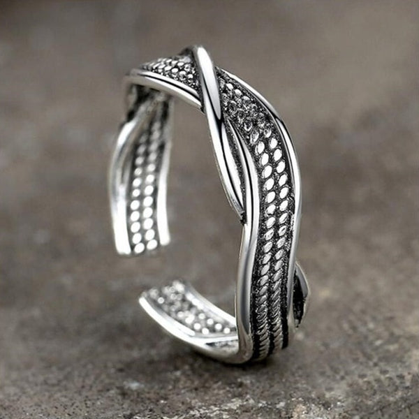 925 argent sterling nouveaux bijoux bague ouverte de haute qualité