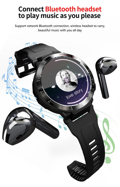 Smart Watch Android 7.1 Wifi 4G Smartwatches Men 1.6 Inch Camera Video GPS Call Heart Rate Monitor for iOS Android